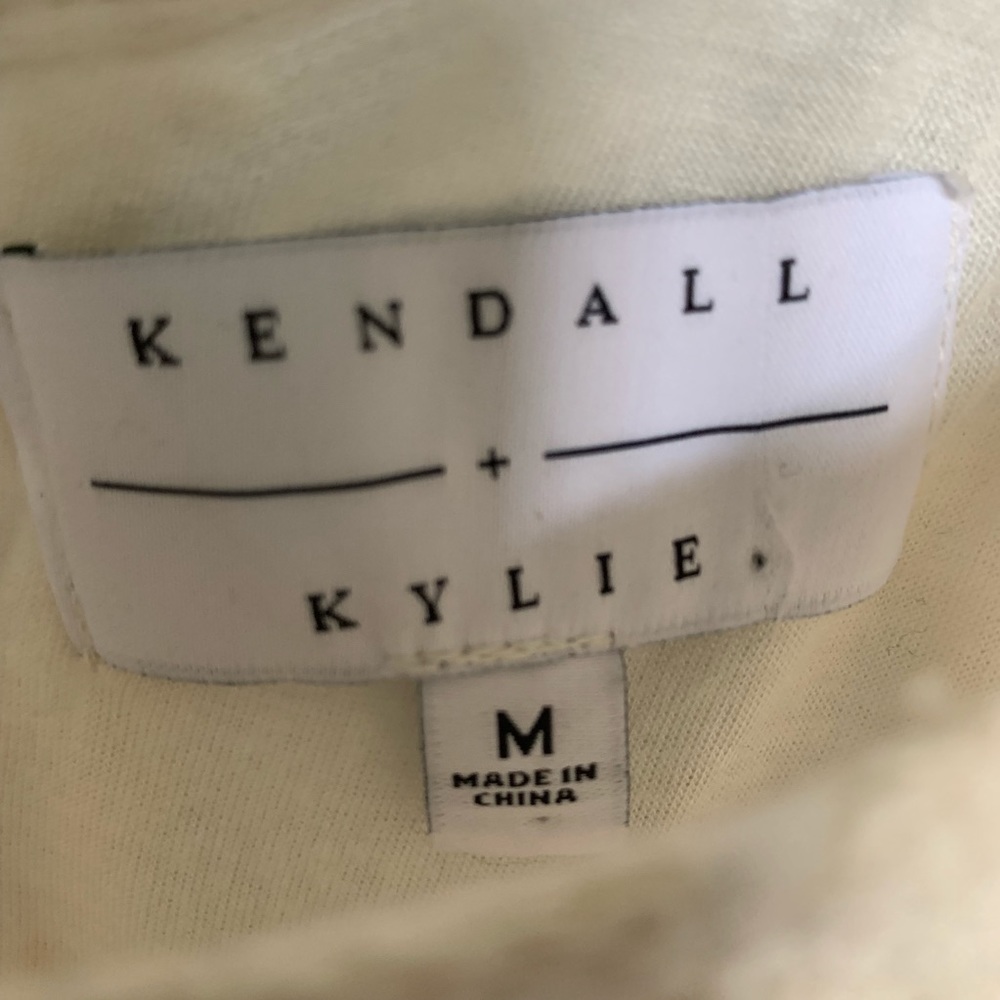 Kendall and Kylie Crop Top Size Medium - Picture 3 of 3